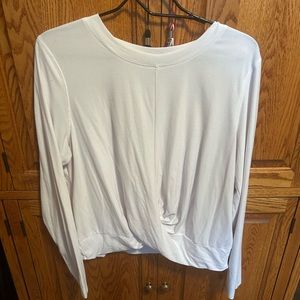 Old navy breath on long sleeve active tshirt with front knot